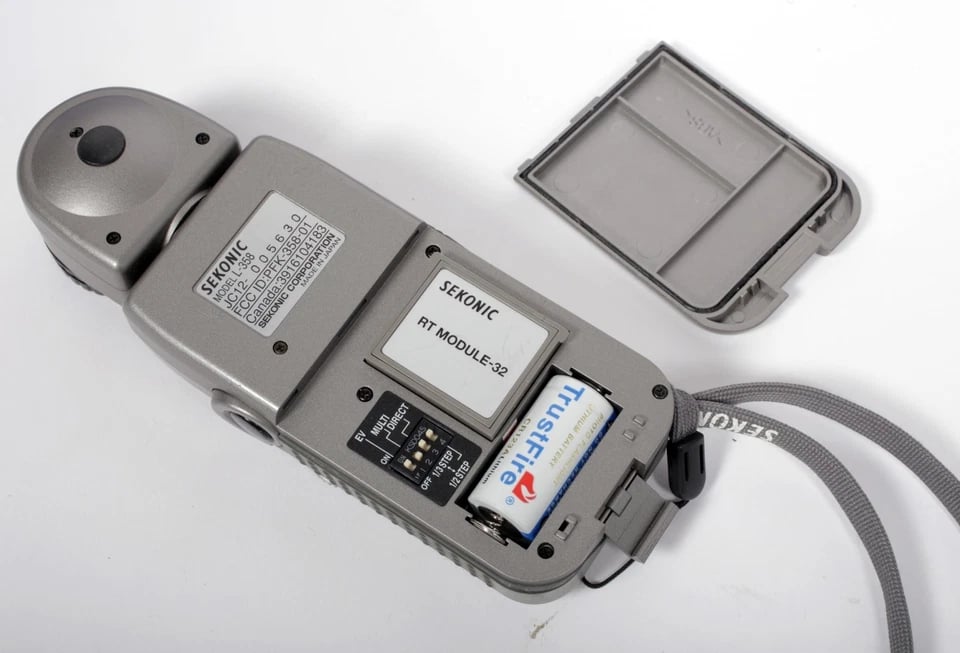 Sekonic Flash master light meter L-358 + spot attachment + case +